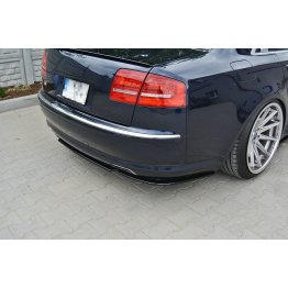 Накладка сплиттер центральная на задний бампер Вариант2 на Audi S8 D3 W12